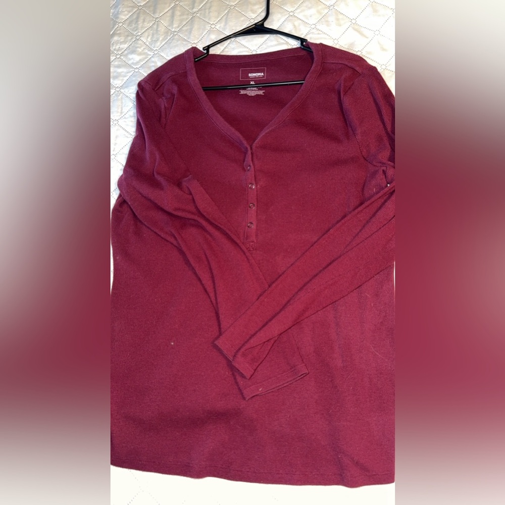 Wine Long Sleeve
